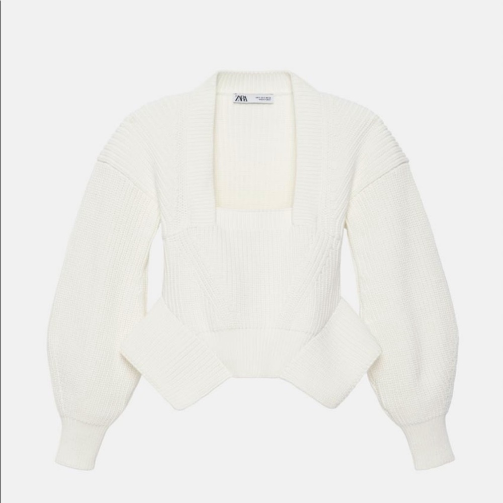 Zara Asymmetrical Sweater limited edition